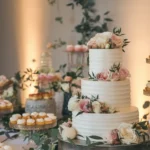 wedding dessert table