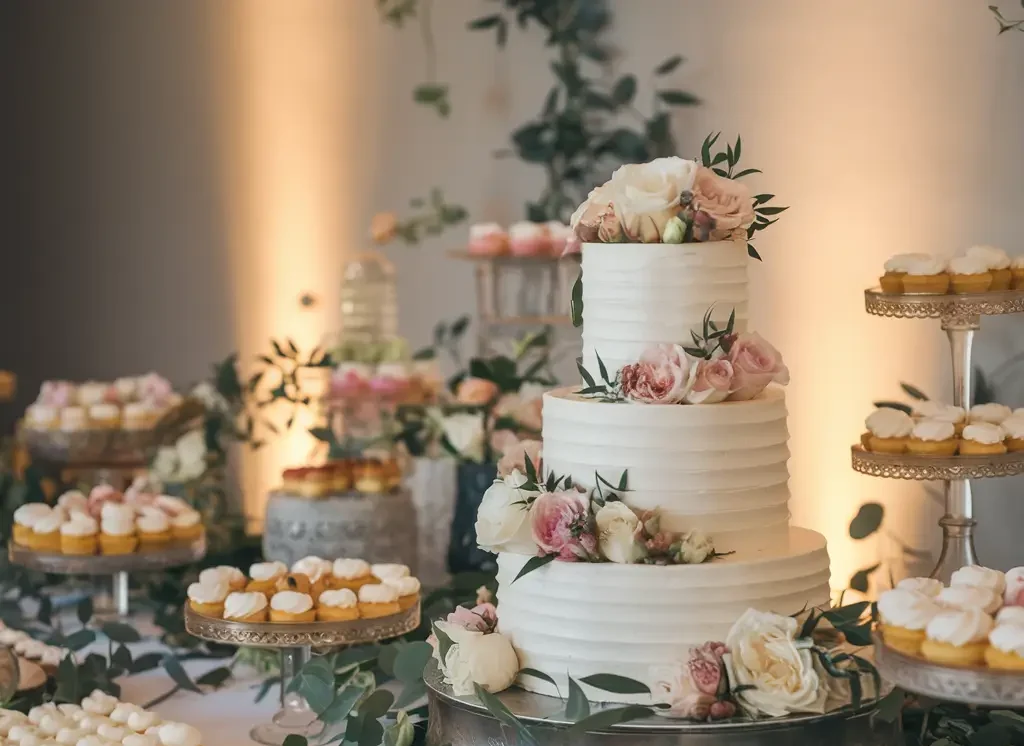 wedding dessert table