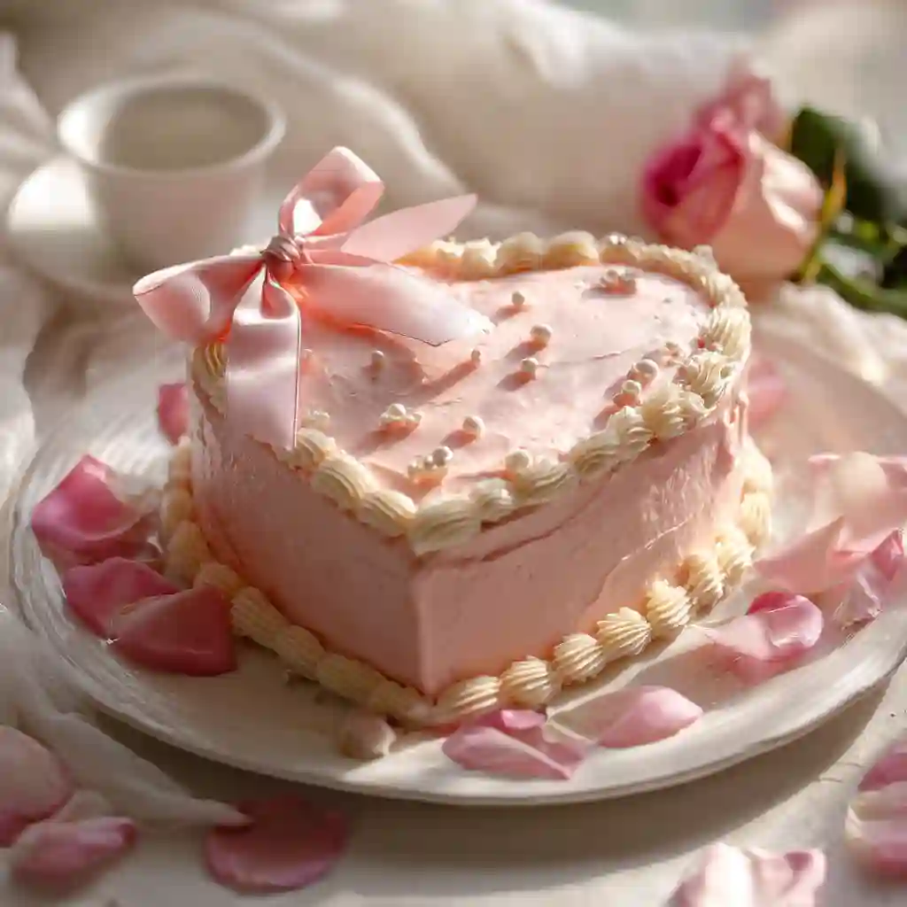 Heart Pink Cake with Pink Bow | Have You Seen the Cutest Cake of the Year? 7 a z89 heart shaped pink cake fully frosted with smooth butter 10b7d38b ed96 4336 8b8c d950e4f5d041 1 1 compressed