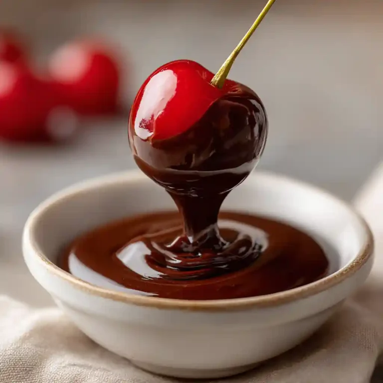 2 Ingredient Chocolate Covered Cherries 5 chocolate-covered cherries